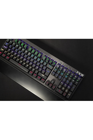 Inca Empousa IKG-441 Usb Kablolu RGB Mekanik Gaming Türkçe Q Klavye