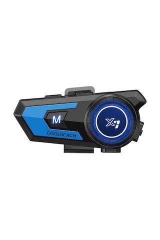 Xindoker Coolreach X7 Motosiklet Bluetooth Kulaklığı - Bt5.0, Ip67 Su Geçirmez, Gürültü Azaltma, 800mah Pil, İki Telefon Bağlantısı, Mavi