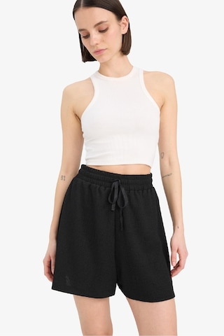 DeFacto Coool Loose Fit Bürümcük Şort A6223AX25SMBK81 Siyah