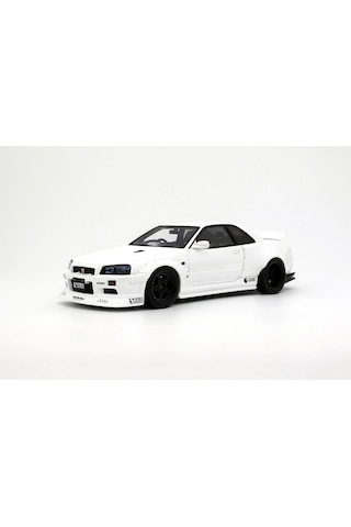 Otto Models Ot1135 1/8 Nissan Skyline Gt-r R34 Krc Body Kit Pearl White Qx1 2019