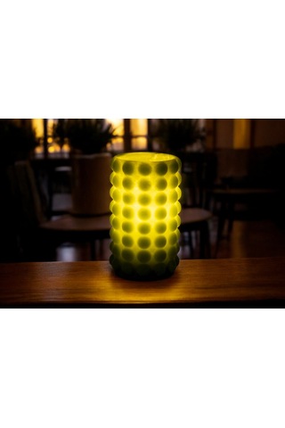 Fener Mum Bubble Long Yeşil Kavun Kokulu Dekoratif Mum