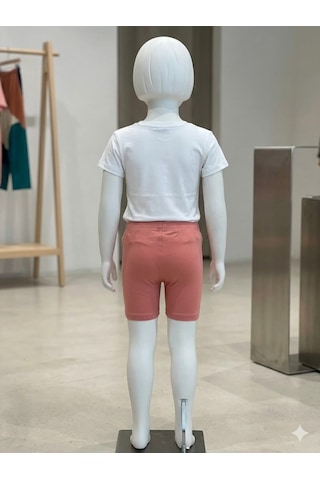 Gap V-bf Bıke Short Turuncu Kız Çocuk Sort Pembe
