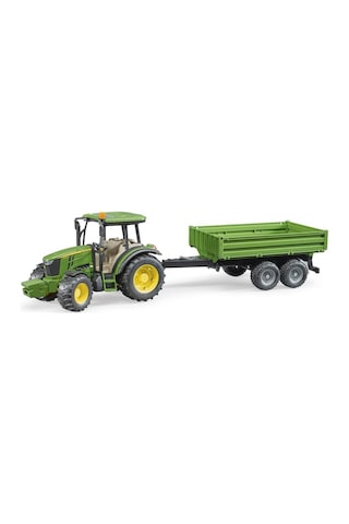 Bruder John Deere 5115M Traktör Ve Römork - Br02108