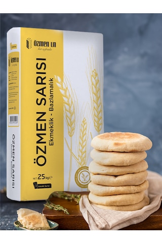 Özmen Un Özmen Sarısı Ekmeklik Bazlamalık Sarı Durum Buğday Un 25 Kg