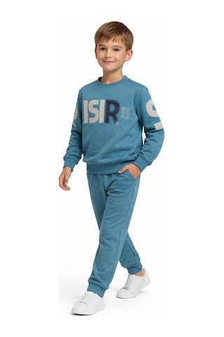 Baglan Erkek Çocuk Önü Baskılı Sweatshirt Ve Eşofman Alt Takım Bgl-st05250 Lacivert