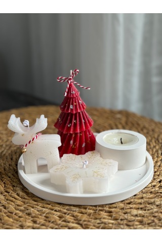 Kübra Design Candles Yılbaşı Özel Kokulu Mum Seti