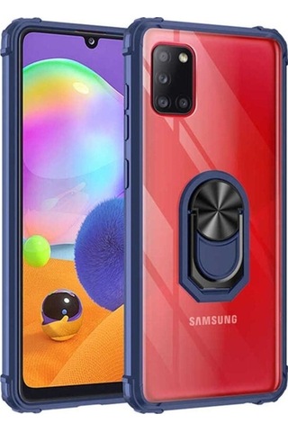 Galaxy Uyumlu A31 Kılıf Zore Mola Kapak Lacivert