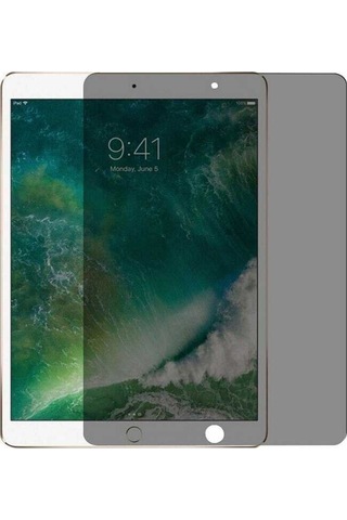 Apple Uyumlu iPad 10.2 2021 9.nesil Zore Tablet Privacy Temperli Cam Ekran Koruyucu-siyah