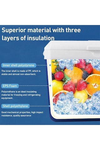 Wondernest Taşınabilir Araba Soğutucu Buz Kovası Mini Buzdolabı 5 Litre