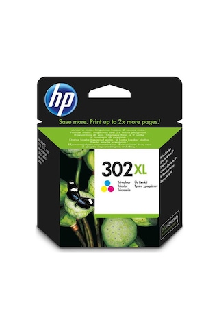Hp 302Xl Siyah F6U68Ae Hp 302Xl Renkli Kartuş 3830