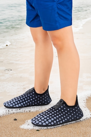 Kiko Kids Point Havuz Plaj Erkek Çocuk Deniz Ayakkabısı 7514 Siyah - Gri Siyah - Gri