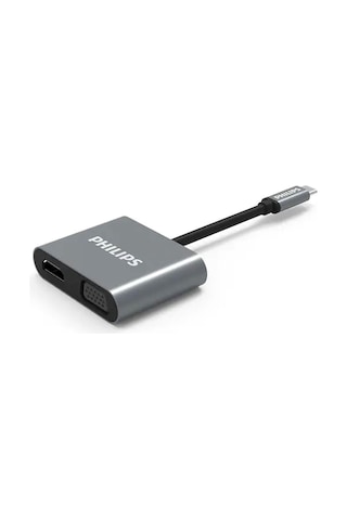 Philips Type-C HDMI VGA USB Dönüştürücü Adaptör
