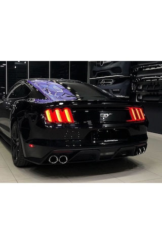 Ford Mustang 2015 Sonrası Gt350 Shelby Difüzör + Egzoz Uçları