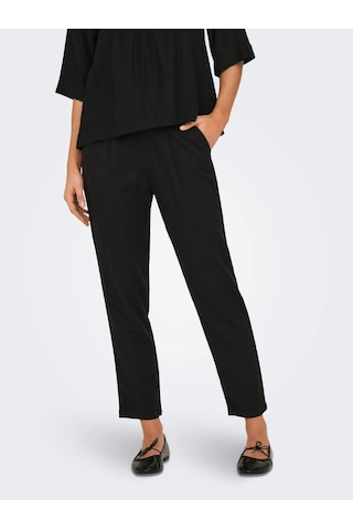 Only Onlcaro-poptrash Easy Linen Kadın Pantolon 15278710 Siyah