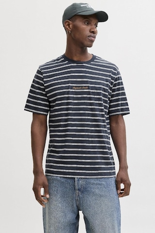 Jack&Jones Norrebro Stripe Erkek Lacivert Tişört 12291021-SKY