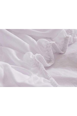 Micro Sıvı Geçirmez Fitted 180x200 Cm Çift Kişilik Alez Beyaz