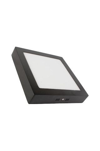 Lamptime Sıva Üstü Led Panel Sensörlü Siyah 24W Kare 3000K 26333 Siyah