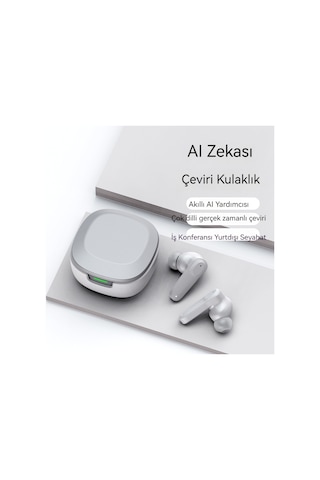 Akıllı Aı Eşzamanlı Çeviri Kulaklık Çoklu Dil Gerçek Zamanlı Çeviri Bluetooth Kablosuz Bağlantı İş Toplantısı/sınır Ötesi Seyahat Esasları