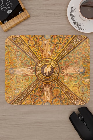 Ortaçağ Sanat Kaymaz Dikişli Kauçuk Oyuncu Mousepad V4 - 22x18 Gaming Mouse Pad Fare Altlığı