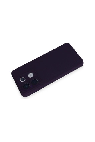 Herşeytrend Xiaomi Redmi Note 13 Pro 5g Kılıf Nano İçi Kadife Silikon - Mor Çok Renkli