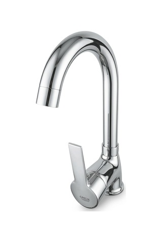 Doras Premium Simitra Kuğu Lavabo Bataryası Krom