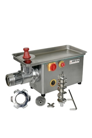 Besa 22 Numara Redüktörlü Kıyma Makinesi Çelik