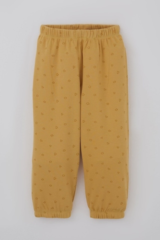 Breeze Erkek Bebek Pijama Takımı Minik Geometrik Desenler 9 Ay-3 Yaş, Hardal Sarı Hardal Sarı