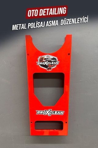 Premium Polisaj Makinesi Standı - Duvar Tipi Metal Oto Detailing Makine Tutucu