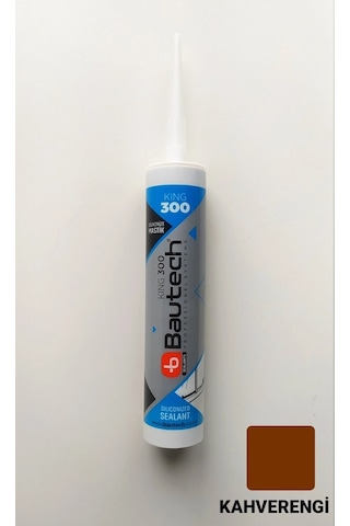 2 Adet Kahverengi Silikonize Mastik Çekomastik + Silikon Tabancas Kahverengi Kahverengi