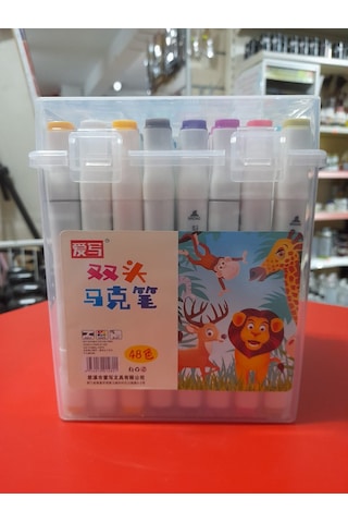 Touch Silky Çift Uçlu Artist Marker Kalemi 48'li