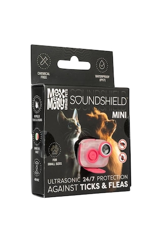Max & Molly Soundshield Mını Ultrasonik Pire Ve Kene Kovucu Tasma - Rose Pembe