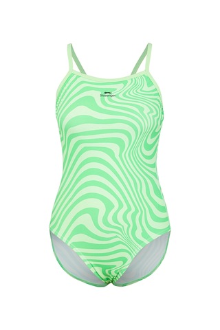 Slazenger Thinstrap Kadın Yüzücü Yeşil Mayo