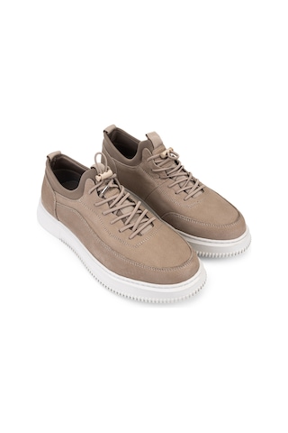 Tamer Tanca Erkek Hakiki Deri Vizon Nubuk Sneakers & Spor Ayakkabı 1204 9169-f412 Erk Ayk Y26 Vızon Nbk