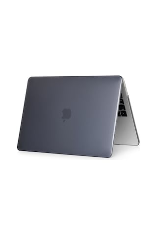 Macbook Air 13.6 2022 A2681 Uyumlu M2 Parlak Kristal Siyah Kılıf