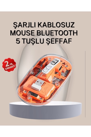 Çift Modlu Fare Usb Alıcılı Ve Bluetooth Bağlantılı Standart
