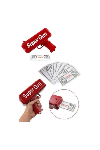 Para - 102 - Dolar Atma Makinası Super Money Gun Para Saçma - Csmo-tex - Fırlatma Tabancası