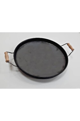 Demiray St37 Çelik Siyah Sac Lüx Kavurma Tavası - 40 CM