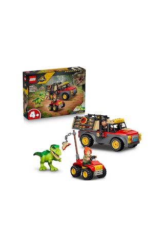 LEGO® Jurassic World Genç T. rex Taşıma Kamyonu 77978 - 4 Yaş Üzeri Çocuklar için Minifigür İçeren Oyuncak Yapım Seti (115 Parça)
