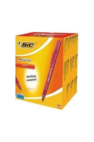 Bic Round Stic Classic Tükenmez Kalem 60'lı Kutu Kırmızı