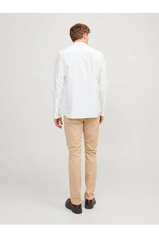 Jack & Jones Jjesummer Erkek Keten Gömlek Beyaz 12248384 Beyaz