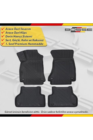 Audi A4 Paspas Araca Özel B8 2008-2016 Derin Havuzlu Bosse North Serisi