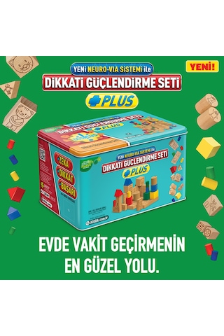 Adeda Yayınları Dikkat Güçlendirme Metal Kutu Set 11 Yaş