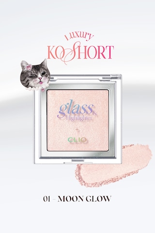 Doğal Görünüm Sunan Pembe Işıltılı Aydınlatıcı Clıo Glass&highlighter 01 Moon Glow Luxury Koshort Pembe
