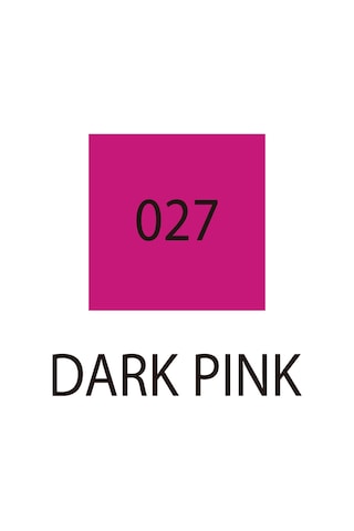 Zig Fabricolor Twin - Çift Uçlu Kumaş Kalemi - Dark Pink