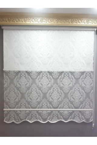 N11 Özel 1.Kalite Çift Mekanizmalı Tül Stor Perde