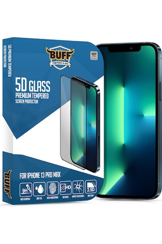 Buff Apple Uyumlu iPhone 13 Pro Max 5D Glass Ekran Koruyucu (510969483)