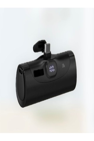 Çelikwork FP07 5000 mAh Type-C 20 W Ultra Hızlı Şarj Taşınabilir Powerbank Siyah