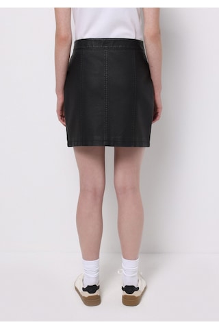 Colins Mini Düz Fermuarlı Kadın Siyah Etek Cl1076653 Q1.v1 Blk Siyah