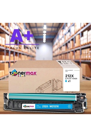 Hp 212x W2121x Mavi Uyumlu Toner A Plus / Color Laserjet Enterprise M554 / M555 / Mfp M578