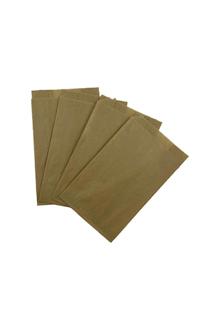 250 Gr Küçük Boy Kraft-şamua Çizgili Kese Kağıdı, Hediye Paketi 12x20,5cm Düz Renk